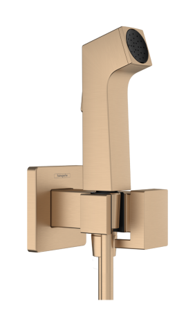 - HANSGROHE słuchawka prysznicowa Bidette 1 jet E EcoSmart dla wody zimnej z uchwytem i wężem prysznicowym 125 cm brąz szczotkowany 29231140 - 29231140 - Łazienki Szydłowski