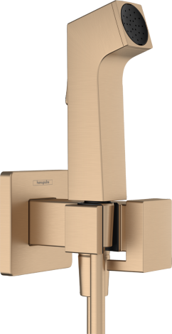  - HANSGROHE słuchawka prysznicowa Bidette 1jet E EcoSmart z mieszaczem, uchwytem i wężem prysznicowym 125 cm brąz szczotkowany 29233140 - 29233140 - Łazienki Szydłowski