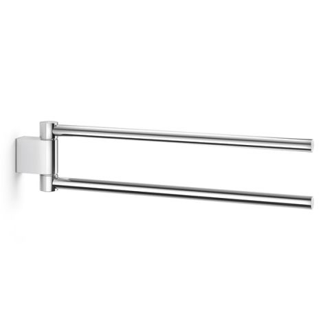  - Zack ATORE Wieszak na ręczniki podwójny , kolor stal szlachetna polerowana 40462 - 40462 AT - Łazienki Szydłowski