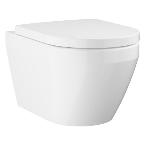 - GROHE-Euro Ceramic miska WC wisząca z deską kolor biały 102510SH00 - 102510SH00 - Łazienki Szydłowski