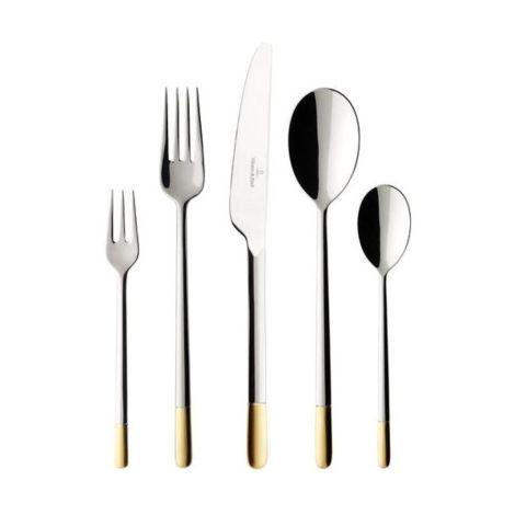  - Villeroy&Boch Zestaw sztućców 30-częściowy. Ella częściowo pozłacany. 1263519050 - 1263519050 - Łazienki Szydłowski