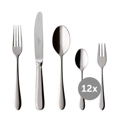  - Villeroy&Boch Oscar Zestaw sztućców 68 el. stal nierdzewna 1263399081 - 1263399081 - Łazienki Szydłowski