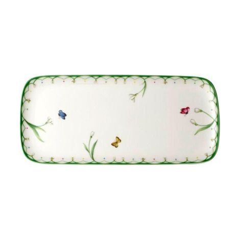  - Villeroy&Boch Colourful Spring Talerz na ciasto/ tort Zielony, 34,5 x 15,8 cm 1486632221 - 1486632221 - Łazienki Szydłowski