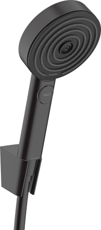  - HANSGROHE Pulsify Select S Punktowy zestaw prysznicowy 105 3jet Relaxation EcoSmart z wężem 125 cm czarny mat 24306670 - 24306670 - Łazienki Szydłowski