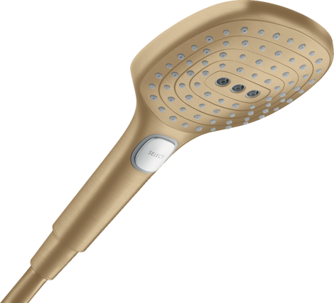  - HANSGROHE Raindance Select E Słuchawka prysznicowa 120 3jet PowderRain EcoSmart+ brąz szczotkowany 28729140 - 28729140 - Łazienki Szydłowski