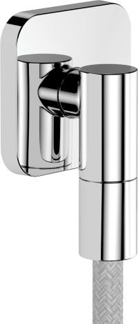 - HANSGROHE FixFit Fine Q Przyłącze węża z zaworem zwrotnym, softsquare chrom 28884000 - 28884000 - Łazienki Szydłowski