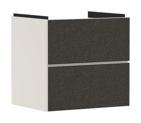 - HANSGROHE Xevolos E Szafka pod umywalkę wiszącą z 2 szufladami 58 x 47,5cm, piaskowy beż matowy 54176660 - 54176660 - Łazienki Szydłowski