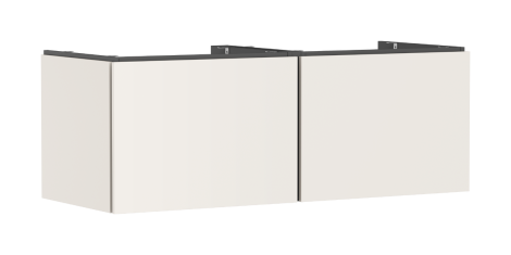  - HANSGROHE Xilesa E Szafka pod szlifowaną umywalkę wpuszczaną w blat/nablatową z 2 szufladami 137,5 x 55 cm piaskowy beż matowy 54268780 - 54268780 - Łazienki Szydłowski