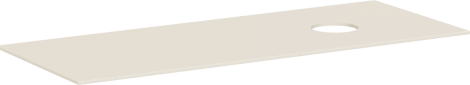HANSGROHE Xevolos E Blat 137 x 55cm z wycięciem po prawej stronie pod umywalkę nablatową bez otworu na baterię piaskowy beż matowy 54334780 54334780 od 
