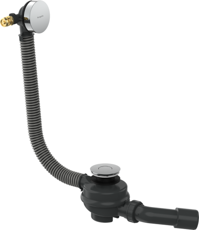  - HANSGROHE Flexaplus Kompletny syfon wannowy z przelewem chrom 58154000 - 58154000 - Łazienki Szydłowski