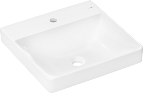 - HANSGROHE Xelu Q Mała umywalka wisząca 50 x 48 cm biały 60316450 - 60316450 - Łazienki Szydłowski