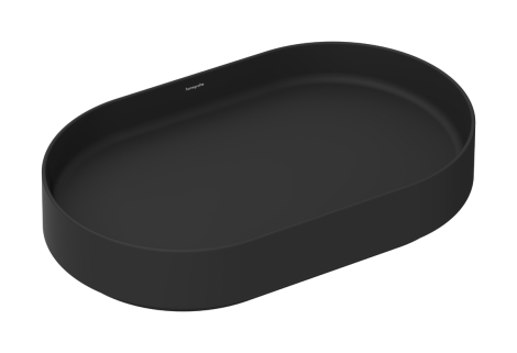 - HANSGROHE Xuniva Evo U Umywalka nablatowa 65 x 40 cm  czarny mat 60325670 - 60325670 - Łazienki Szydłowski