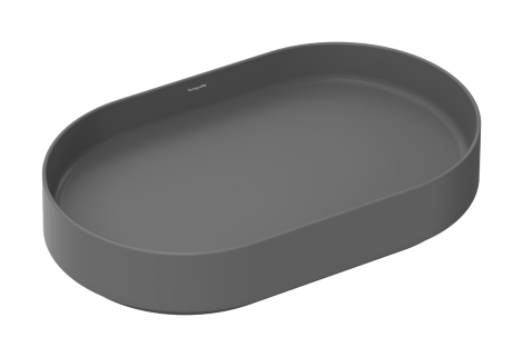 - HANSGROHE Xuniva Evo U Umywalka nablatowa 65 x 40cm szary lupek matowy 60325760 - 60325760 - Łazienki Szydłowski