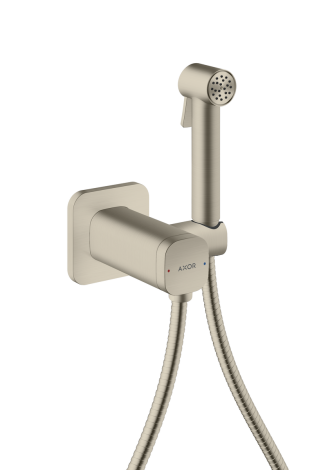 - AXOR Bidette Showers Główka prysznicowa Bidette 1jet dla wody zmieszanej nikiel szczotkowany 29243820 - 29243820 - Łazienki Szydłowski