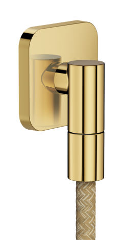  - AXOR Wall outlet Fine Przyłącze węża, softsquare złoty optyczny polerowany 36739990 - 36739990 - Łazienki Szydłowski