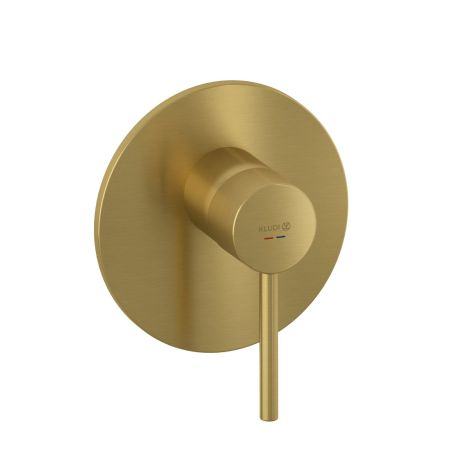 KLUDI BOZZ podtynkowa bateria prysznicowa brushed gold 38755N076