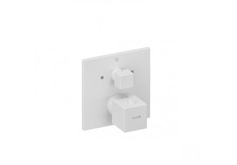 KLUDI DECUS bateria wannowo prysznicowa z termostatem, do Kludi Slim Boxx 88022 biały mat 548105375