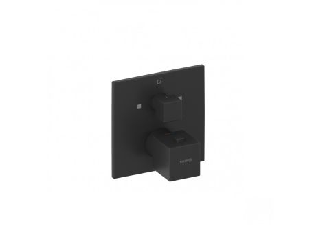 KLUDI DECUS bateria wannowo prysznicowa z termostatem, do Kludi Slim Boxx 88022 czarny mat 548103975