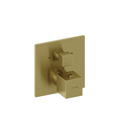 KLUDI DECUS bateria wannowo prysznicowa z termostatem, do Kludi Slim Boxx 88022 złoty szczotkowany  54810N075