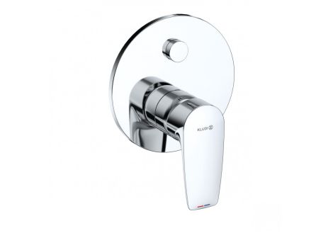 KLUDI PURE&SOLID podtynkowa bateria wannowo prysznicowa do elementu podtynkowego KLUDI-SLIM.BOXX 88022 chrom 347590575
