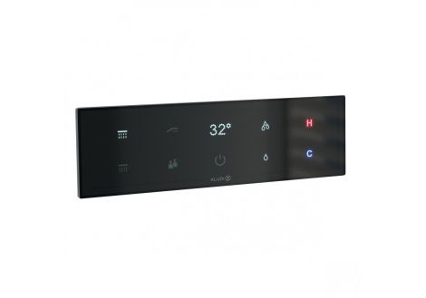 KLUDI TOUCHTRONIC elektroniczny termostat podtynkowy czarny mat 38310G1-00