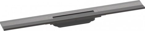 HANSGROHE RainDrain Flex Element zewnętrzny odpływu 70cm montaż przy ścianie czarny chrom szczotkowany 56050340 