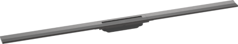 HANSGROHE RainDrain Flex Element zewnętrzny odpływu 120cm montaż w podłodze czarny chrom szczotkowany 56047340