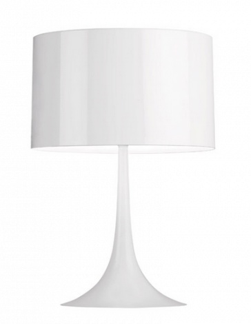 Flos SPUN LIGHT T1 lampa stołowa biała F6610009