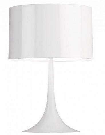Flos SPUN LIGHT T2 lampa stołowa biała F6611009