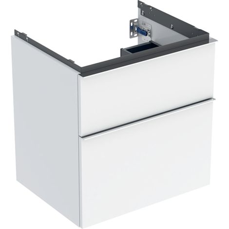 Geberit iCon szafka pod umywalkę 60 cm, 2 szuflady kolor biały połysk 502303012