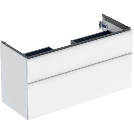 Geberit iCon szafka pod umywalkę 120 cm, 2 szuflady kolor biały mat 502306013