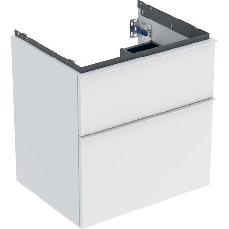 Geberit iCon szafka pod umywalkę 60 cm, 2 szuflady kolor biały mat 502303013