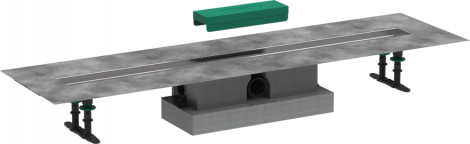HANSGROHE uBox Universal Kompletny zestaw do montażu standardowego-100cm do odpływu liniowego 56026180