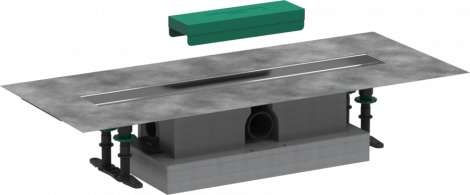 HANSGROHE uBox Universal Kompletny zestaw do montażu standardowego-60cm do odpływu liniowego 56022180
