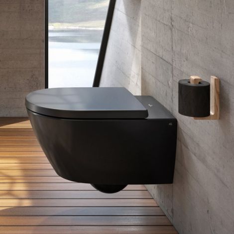 Villeroy&Boch Subway 2.0 miska WC wisząca z DirectFlush z CeramicPlus, kolor pure black 5614R0R7