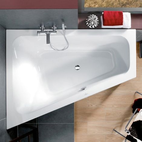 Villeroy & Boch Loop & Friends wanna narożna asymetryczna 175 x 135 cm , wersja lewa kolor biały UBA175LFS9LIV01