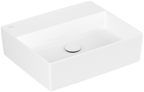 VILLEROY&BOCH Memento 2.0 Umywalka stojąca na blacie 49,8x42x13,9 cm, bez przelewu biały CeramicPlus 4A0753R1