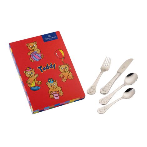Villeroy & Boch Teddy komplet sztućców dla dziecka stal nierdzewna 1263192091