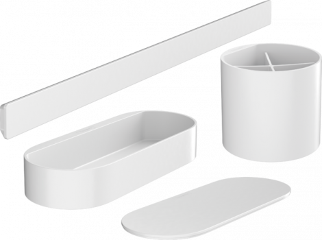 HANSGROHE WallStoris Zestaw łazienkowy biały mat 27968700