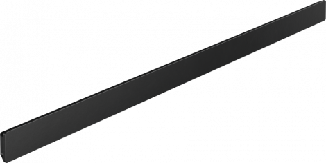 HANSGROHE WallStoris Panel ścienny 70 cm czarny mat 27904670