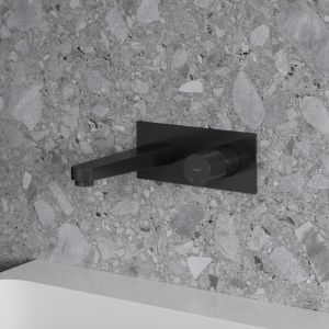 - OMNIRES CONTOUR bateria umywalkowa ścienna - podtynkowa, antracyt szczotkowany CT8015AT - CT8015AT - Łazienki Szydłowski