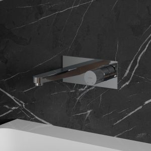 - OMNIRES CONTOUR bateria umywalkowa ścienna - podtynkowa, chrom połysk CT8015CR - CT8015CR - Łazienki Szydłowski