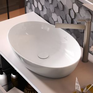 - VILLEROY & BOCH Artis Umywalka stojąca na blacie 61 x 41 cm biała 41986101 - 41986101 - Łazienki Szydłowski