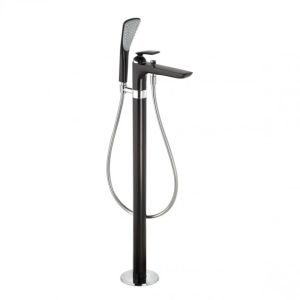  - KLUDI Balance bateria wannowo-prysznicowa czarny mat/chrom 525908775 - 525908775 - Łazienki Szydłowski