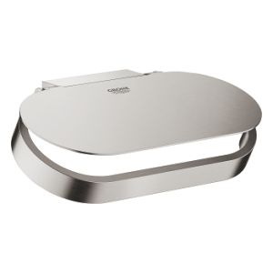 - GROHE-Selection Uchwyt na papier toaletowy z pokrywą kolor stal nierdzewna 41069DC0 - ostatnia sztuka - 41069DC0 - Łazienki Szydłowski