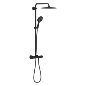 - GROHE- RAINSHOWER SMARTACTIVE 310 System prysznicowy z termostatem do montażu ściennego phantom black 22119KF0 - 22119KF0 - Łazienki Szydłowski