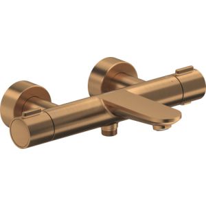- DURAVIT Wave Termostatyczna bateria wannowa brąz szczotkowany WA5220000004 - ostatnia sztuka - WA5220000004 - Łazienki Szydłowski
