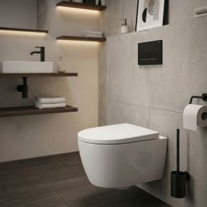  - Geberit iCon miska WC wisząca 49 x 35,5 cm Rimfree z deską, biała 502381001 - 502.381.00.1 - Łazienki Szydłowski