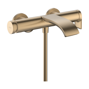 - HANSGROHE Vivenis Jednouchwytowa bateria wannowa, natynkowa brąz szczotkowany 75420140 - 75420140 - Łazienki Szydłowski