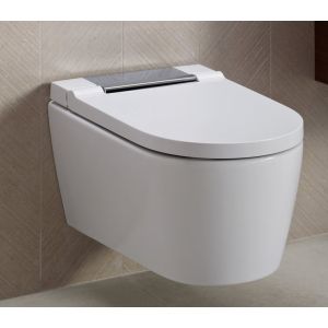 Geberit AquaClean Sela WC z funkcją higieny intymnej, biały / chrom 146220211